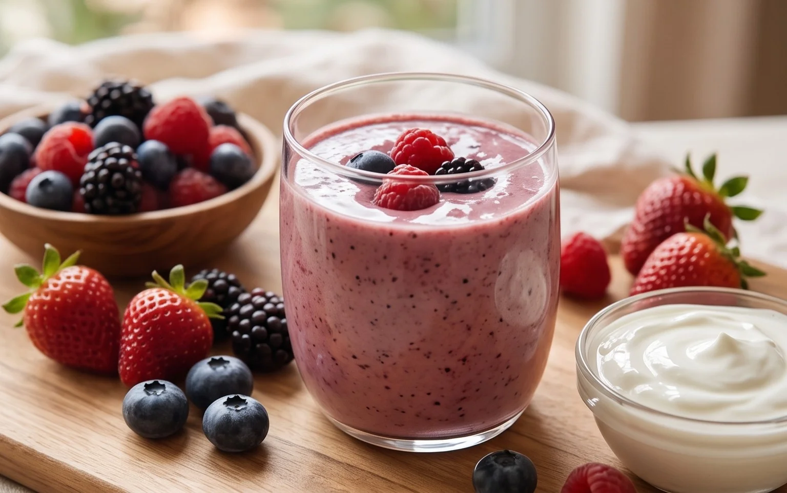 Healthy High Protein Smoothie (46 Grams Per Serving)