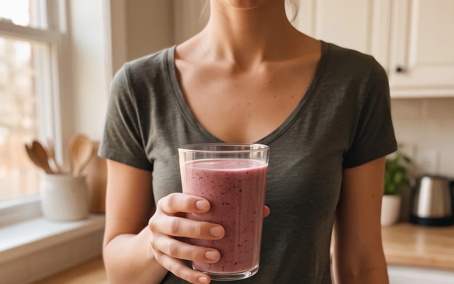 Healthy High Protein Smoothie (46 Grams Per Serving)